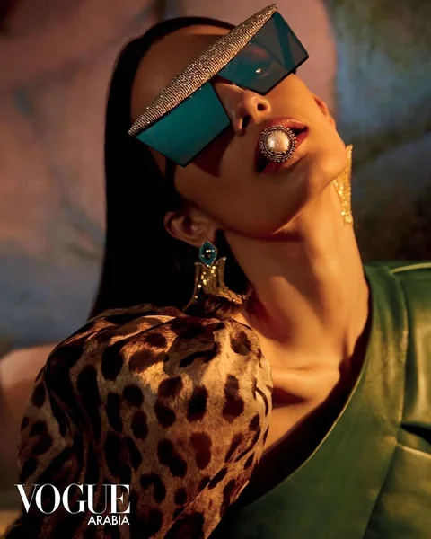 Vogue Arabia cover story — avant-garde beauty by Aya Abdelhamid
